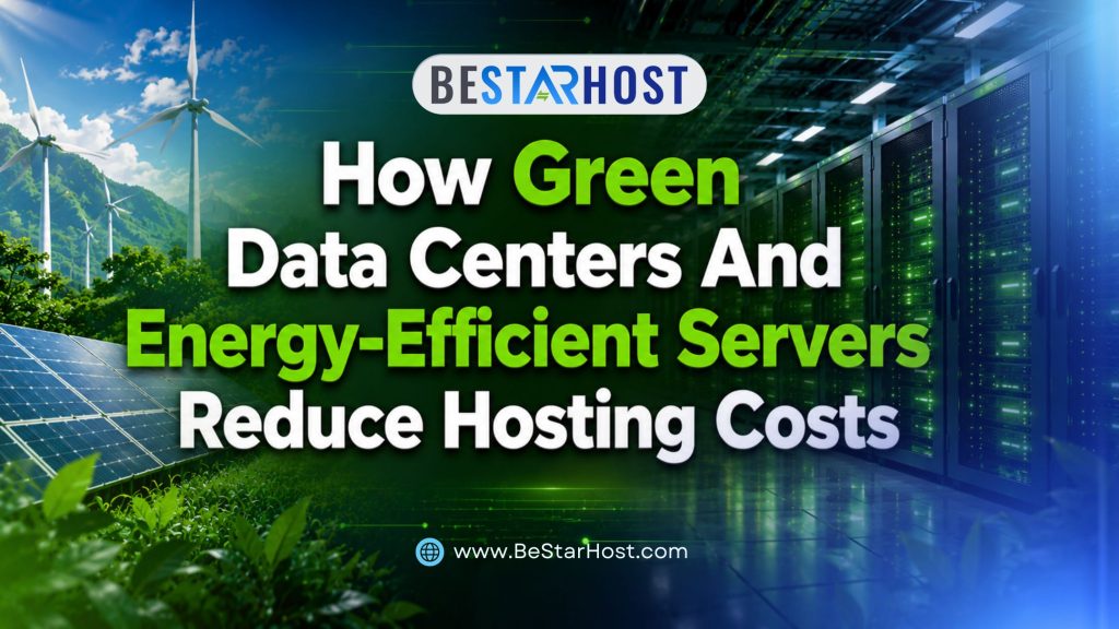 How Green Data Centers and Energy-Efficient Servers Reduce Hosting Costs